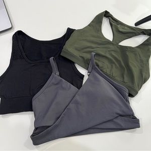 Bundle of 3 sports bras